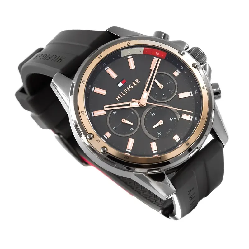 Tommy Hilfiger Mason Chronograph Grey Dial Men's Watch- 1791792